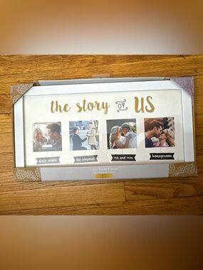 White 'The Story of Us' Multi-Opening Picture Frame